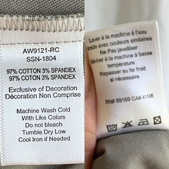 ATM Anthony Thomas Melillo Cropped Boyfriend Wide Leg Capri grey, size 6 - Picture 10 of 11